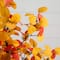 21in. Pre-Lit Bright Autumn Eucalyptus Artificial Fall Tree with 50 Warm White LED Lights and Detachable Base